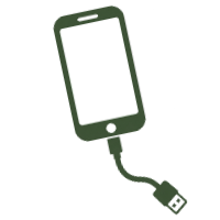 Lader telefonen din
